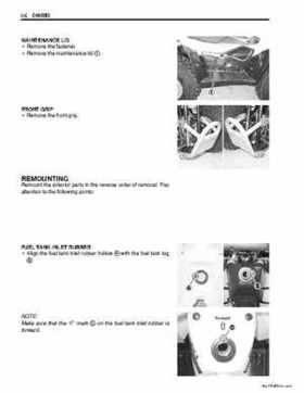2006-2009 Suzuki LT-Z50 QuadSport ATV Factory Service Manual, Page 115