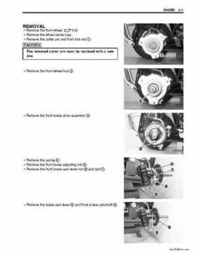2006-2009 Suzuki LT-Z50 QuadSport ATV Factory Service Manual, Page 120