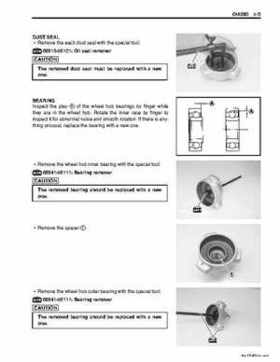 2006-2009 Suzuki LT-Z50 QuadSport ATV Factory Service Manual, Page 122