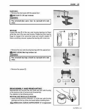 2006-2009 Suzuki LT-Z50 QuadSport ATV Factory Service Manual, Page 142