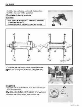 2006-2009 Suzuki LT-Z50 QuadSport ATV Factory Service Manual, Page 143