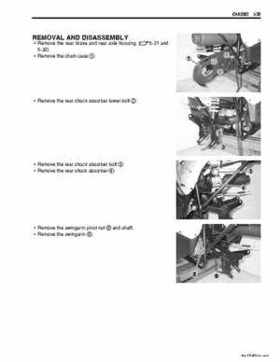 2006-2009 Suzuki LT-Z50 QuadSport ATV Factory Service Manual, Page 148
