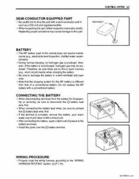2006-2009 Suzuki LT-Z50 QuadSport ATV Factory Service Manual, Page 154