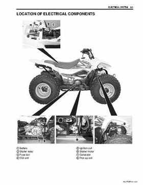 2006-2009 Suzuki LT-Z50 QuadSport ATV Factory Service Manual, Page 156