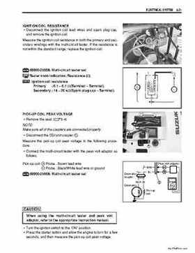 2006-2009 Suzuki LT-Z50 QuadSport ATV Factory Service Manual, Page 172