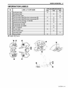 2007-2009 Suzuki LTZ90 factory service manual, Page 11
