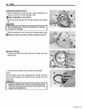 2007-2009 Suzuki LTZ90 factory service manual, Page 112
