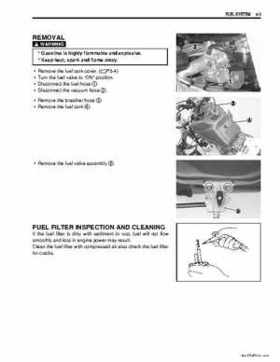 2007-2009 Suzuki LTZ90 factory service manual, Page 124