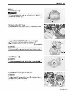 2007-2009 Suzuki LTZ90 factory service manual, Page 134