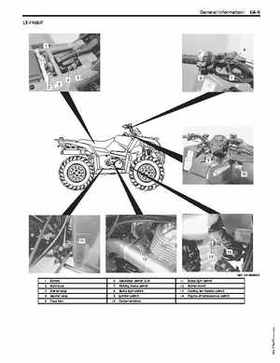 2008 Suzuki LT-A400/F, LT-F400/F ATV Service Manual, Page 23