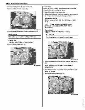 2008 Suzuki LT-A400/F, LT-F400/F ATV Service Manual, Page 418