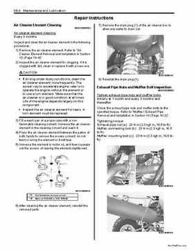 2009 Suzuki 400 LTZ Quad Sport Service Manual, Page 28