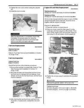 2009 Suzuki 400 LTZ Quad Sport Service Manual, Page 35