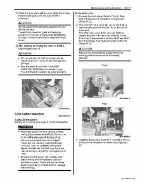 2009 Suzuki 400 LTZ Quad Sport Service Manual, Page 41