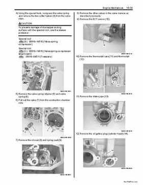 2009 Suzuki 400 LTZ Quad Sport Service Manual, Page 172