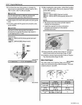 2009 Suzuki 400 LTZ Quad Sport Service Manual, Page 179