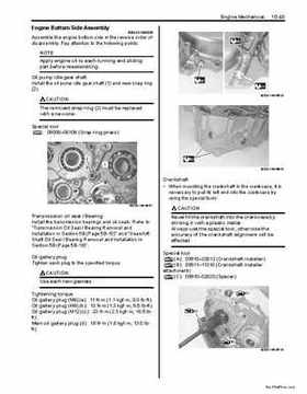 2009 Suzuki 400 LTZ Quad Sport Service Manual, Page 190