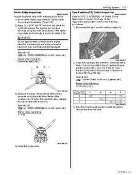 2009 Suzuki 400 LTZ Quad Sport Service Manual, Page 266