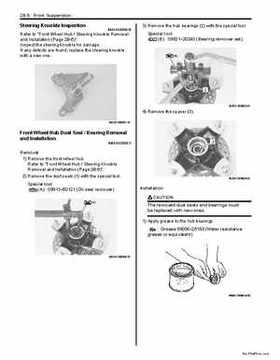 2009 Suzuki 400 LTZ Quad Sport Service Manual, Page 304