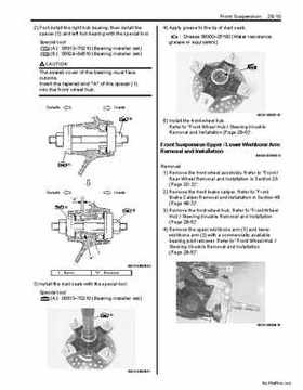 2009 Suzuki 400 LTZ Quad Sport Service Manual, Page 305