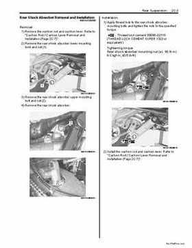 2009 Suzuki 400 LTZ Quad Sport Service Manual, Page 315