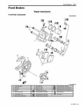 2009 Suzuki 400 LTZ Quad Sport Service Manual, Page 378