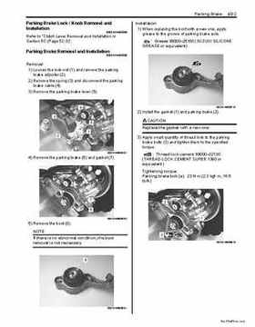 2009 Suzuki 400 LTZ Quad Sport Service Manual, Page 400