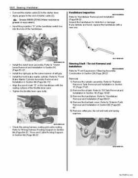 2009 Suzuki 400 LTZ Quad Sport Service Manual, Page 446