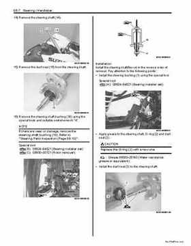 2009 Suzuki 400 LTZ Quad Sport Service Manual, Page 448