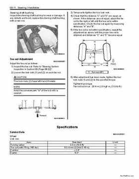 2009 Suzuki 400 LTZ Quad Sport Service Manual, Page 452
