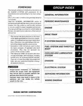All Years Suzuki LT-A700 King Quad 700 Factory Service Manual, Page 1