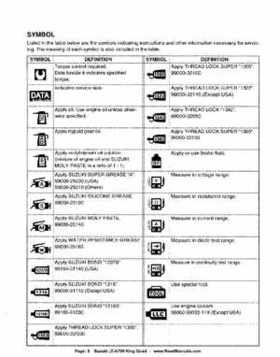 All Years Suzuki LT-A700 King Quad 700 Factory Service Manual, Page 3