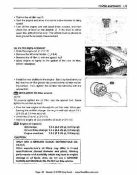 All Years Suzuki LT-A700 King Quad 700 Factory Service Manual, Page 29