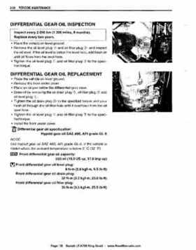 All Years Suzuki LT-A700 King Quad 700 Factory Service Manual, Page 30