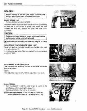 All Years Suzuki LT-A700 King Quad 700 Factory Service Manual, Page 38