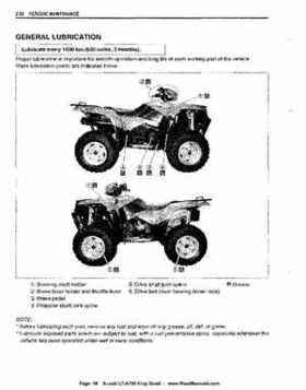 All Years Suzuki LT-A700 King Quad 700 Factory Service Manual, Page 46