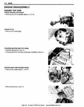 All Years Suzuki LT-A700 King Quad 700 Factory Service Manual, Page 62