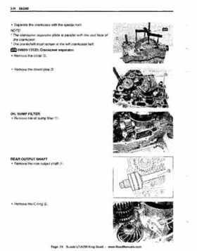 All Years Suzuki LT-A700 King Quad 700 Factory Service Manual, Page 74