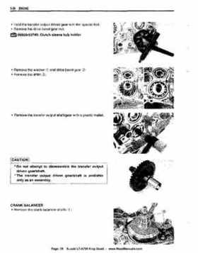 All Years Suzuki LT-A700 King Quad 700 Factory Service Manual, Page 76