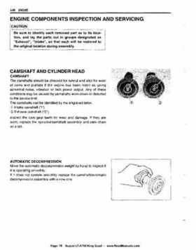All Years Suzuki LT-A700 King Quad 700 Factory Service Manual, Page 78