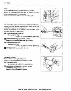 All Years Suzuki LT-A700 King Quad 700 Factory Service Manual, Page 80