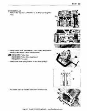 All Years Suzuki LT-A700 King Quad 700 Factory Service Manual, Page 81