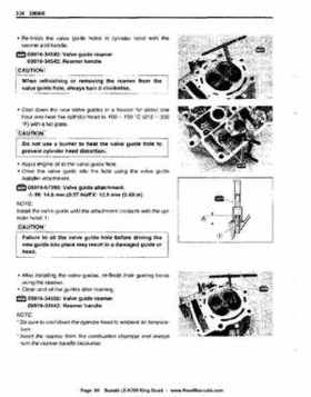 All Years Suzuki LT-A700 King Quad 700 Factory Service Manual, Page 84