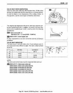 All Years Suzuki LT-A700 King Quad 700 Factory Service Manual, Page 85