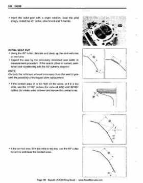 All Years Suzuki LT-A700 King Quad 700 Factory Service Manual, Page 86