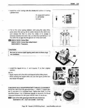 All Years Suzuki LT-A700 King Quad 700 Factory Service Manual, Page 89