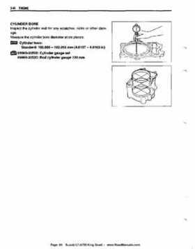 All Years Suzuki LT-A700 King Quad 700 Factory Service Manual, Page 94