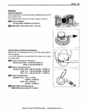 All Years Suzuki LT-A700 King Quad 700 Factory Service Manual, Page 95