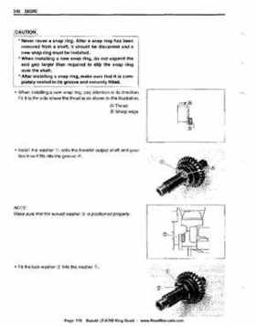 All Years Suzuki LT-A700 King Quad 700 Factory Service Manual, Page 110