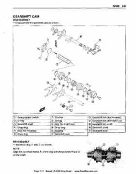 All Years Suzuki LT-A700 King Quad 700 Factory Service Manual, Page 113